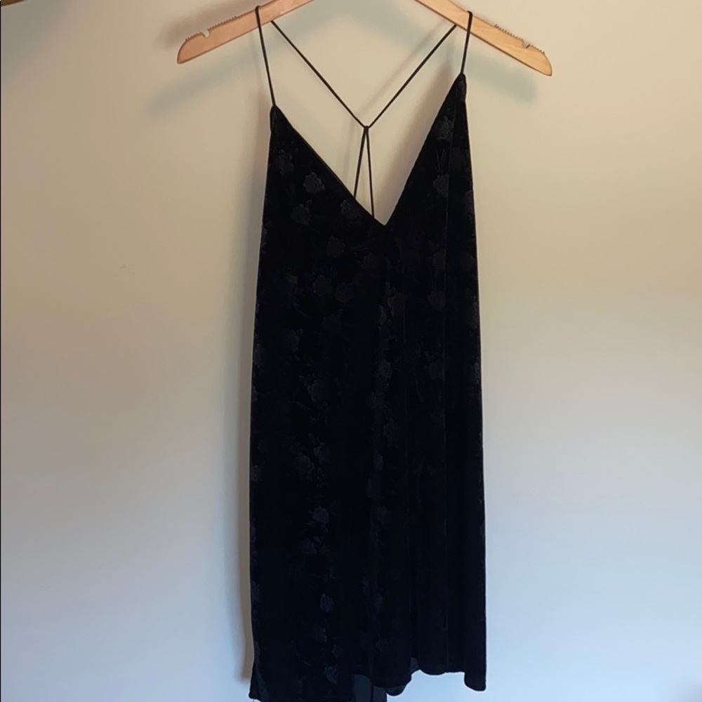 Velvet Black Dress Size MD